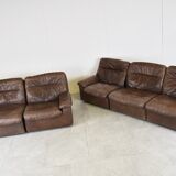 Vintage modular sofa set by De Sede, 1970s