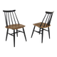Set of 2 Scandinavian "Fanett" chairs by Ilmari Tapiovaara, Sweden, 1960