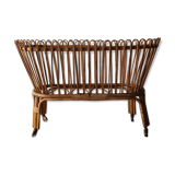 Cradle of the 1950s rattan