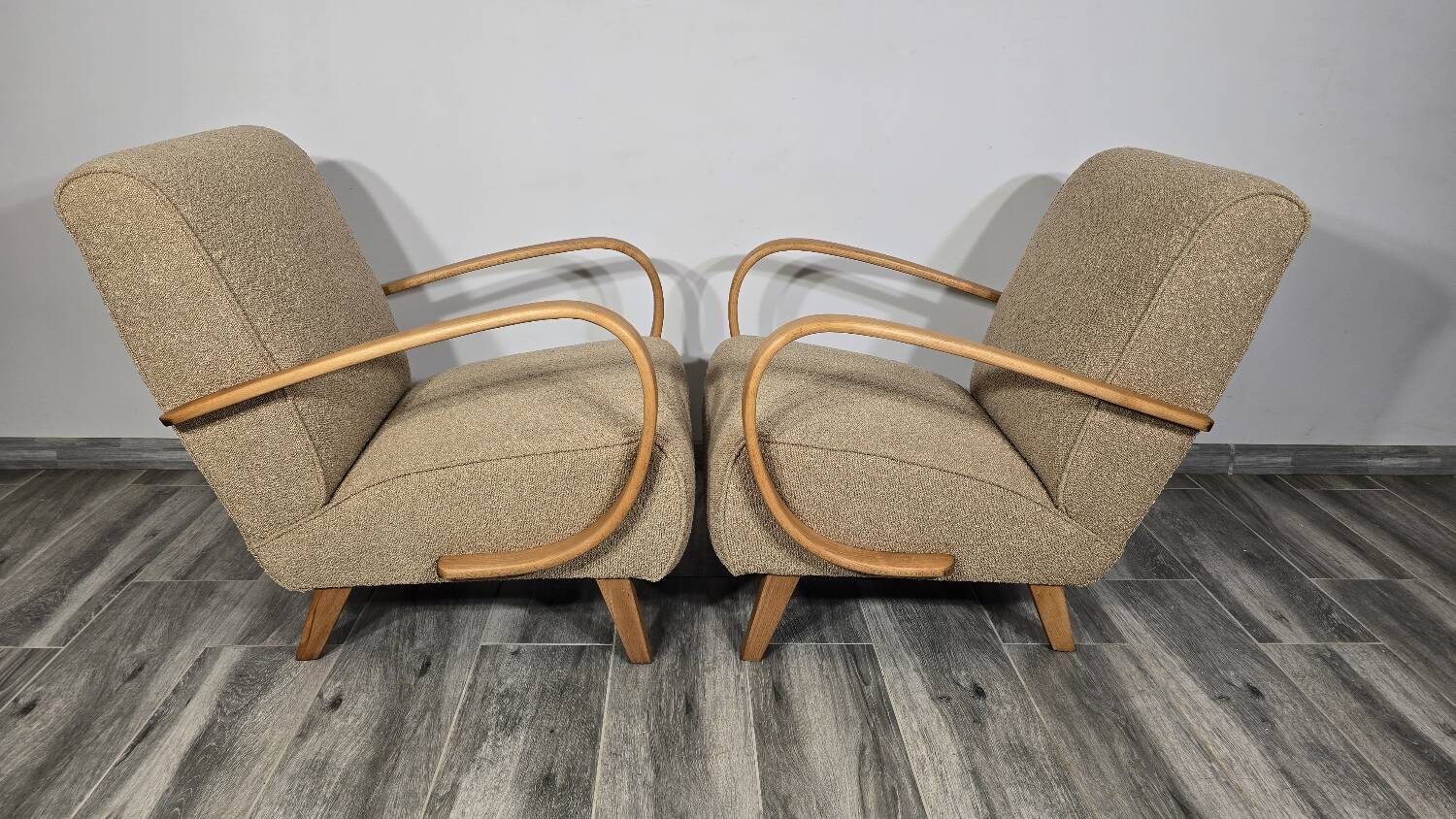 Lounge Chairs from Jindrich Halabala, 1940s, Set of 2