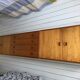 Enfilade scandinave à suspendre 3 modules en teck Denmark