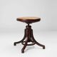 Austrian Piano Stool in Beech and Bentwood by Michael Thonet for Thonet, 18