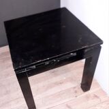 Pair of black square coffee table