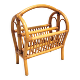 Rattan magazine holder