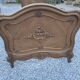 Lit style Louis XV en noyer (1 personne)