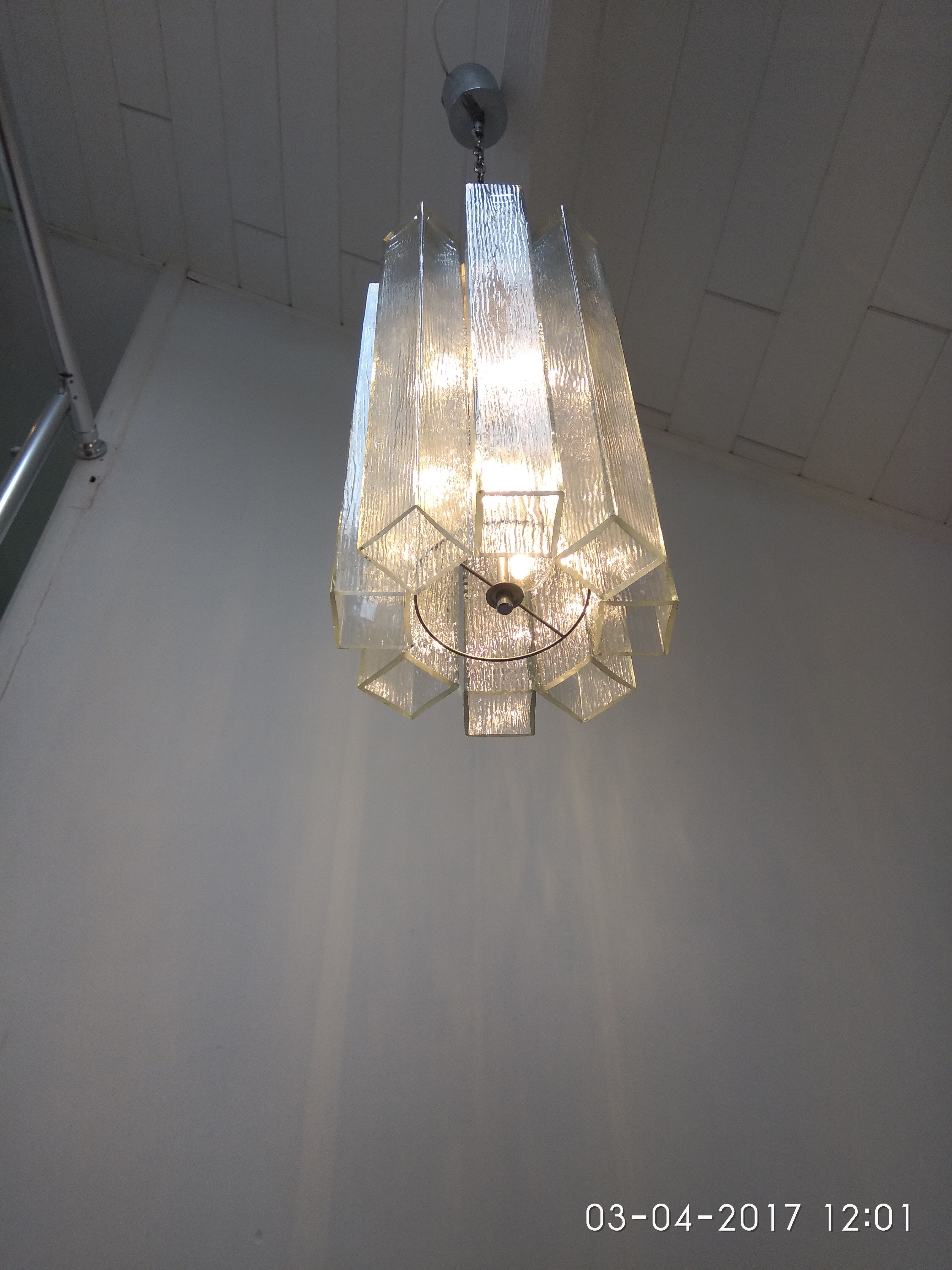 Suspension Doria in glass