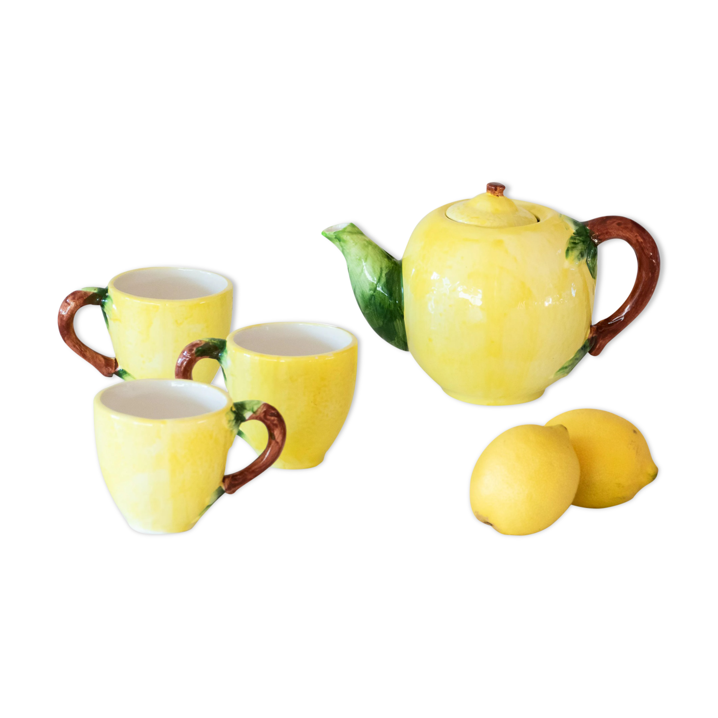 Lemon slurry tea/coffee set