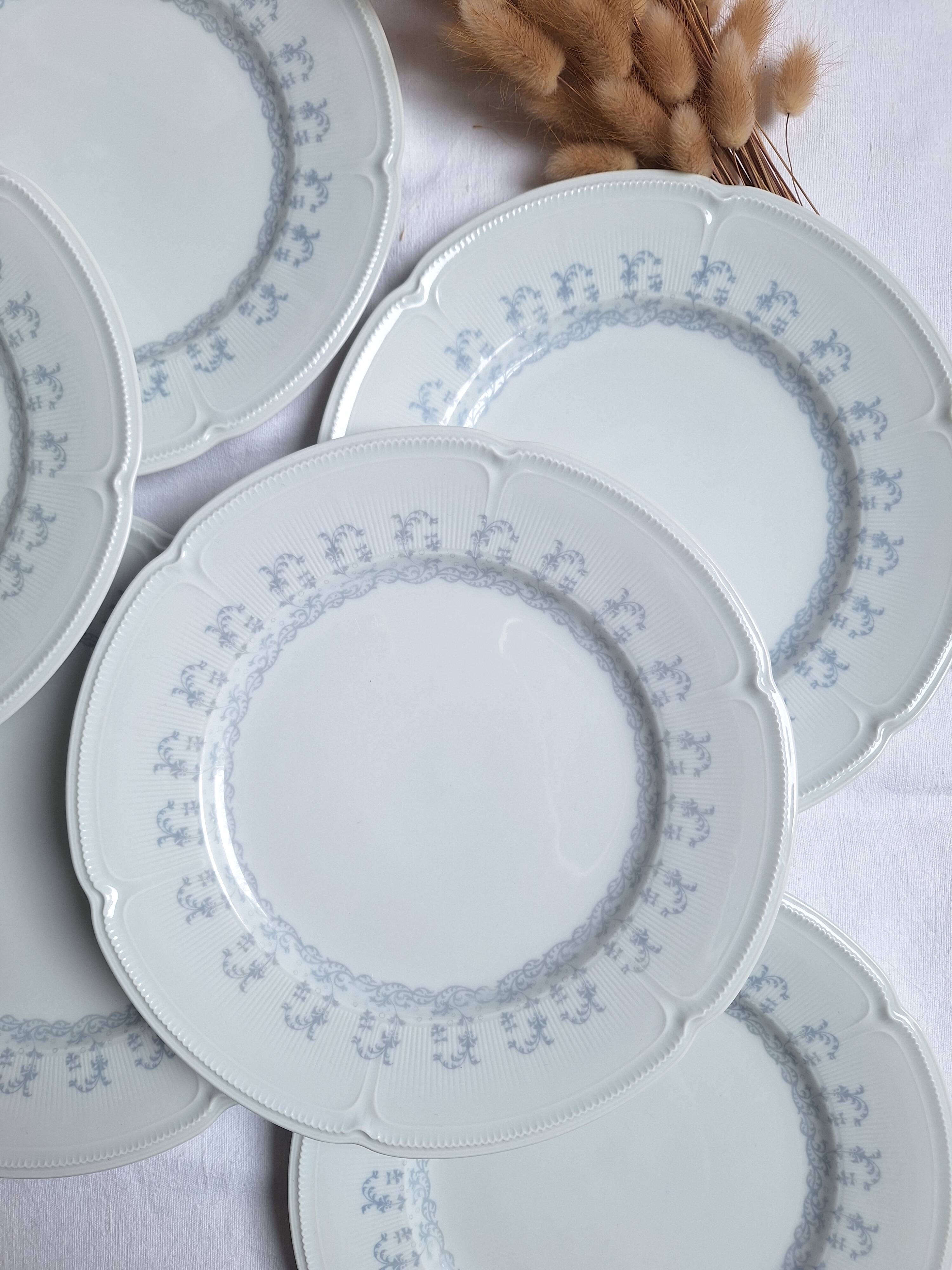Limoges porcelain flat plates