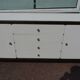 Wooden Sideboard - "Stollenlinie Brasilia" - German - 1960 - White - Black