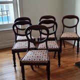 6 Victorian chairs