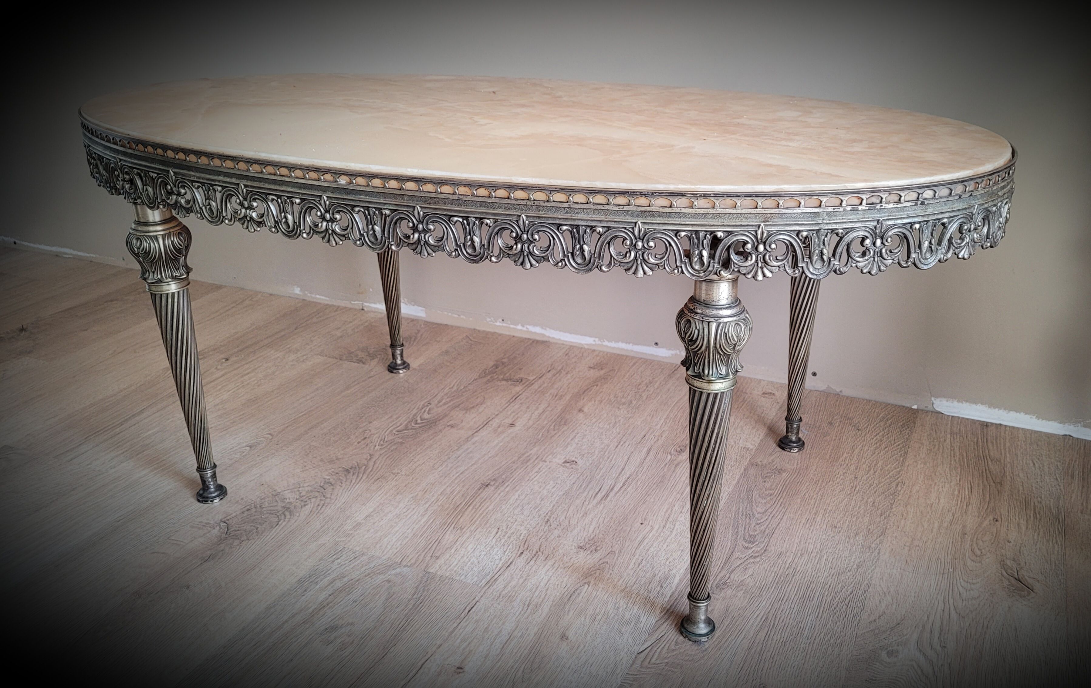 Onyx marble coffee table