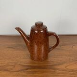 Ceramic teapot and coffee pot, leopard print, 1960-70