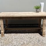 Stripped farmhouse table extensions to 255 cm