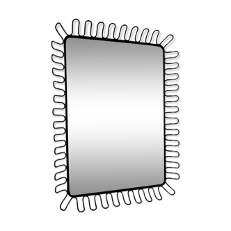 Ikea mirror model "mandal" in black metal ☐ 78 x 57 cm