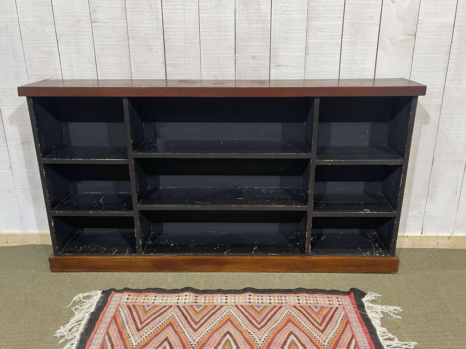 70s fir bookcase shelf