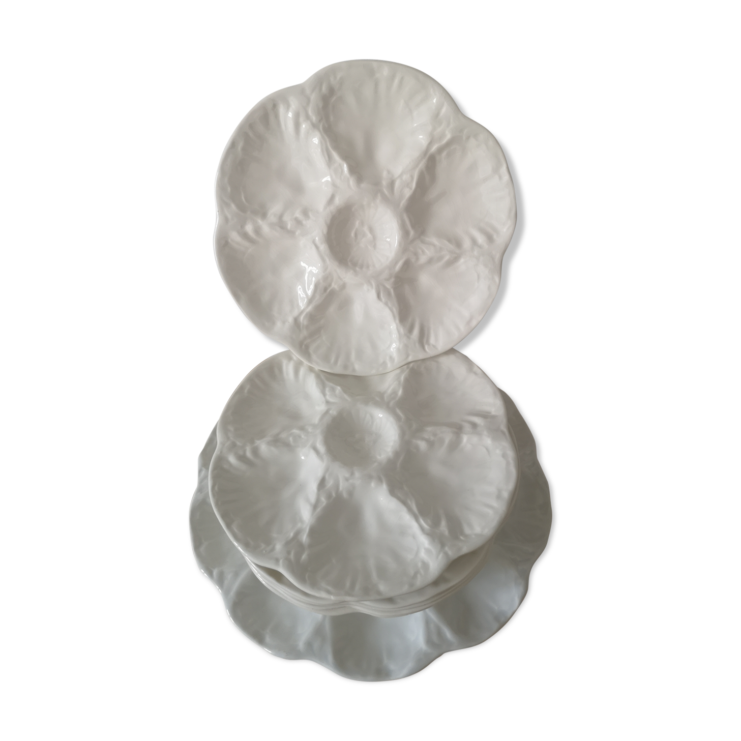 Gien oyster or seashell service party