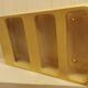 Wall-mounted plastic wall shelf