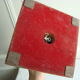Ancient Venetian lamp in polychrome carved wood