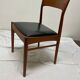Suite of 6 very beautiful chairs Henning Kjaernulf, ks danemark