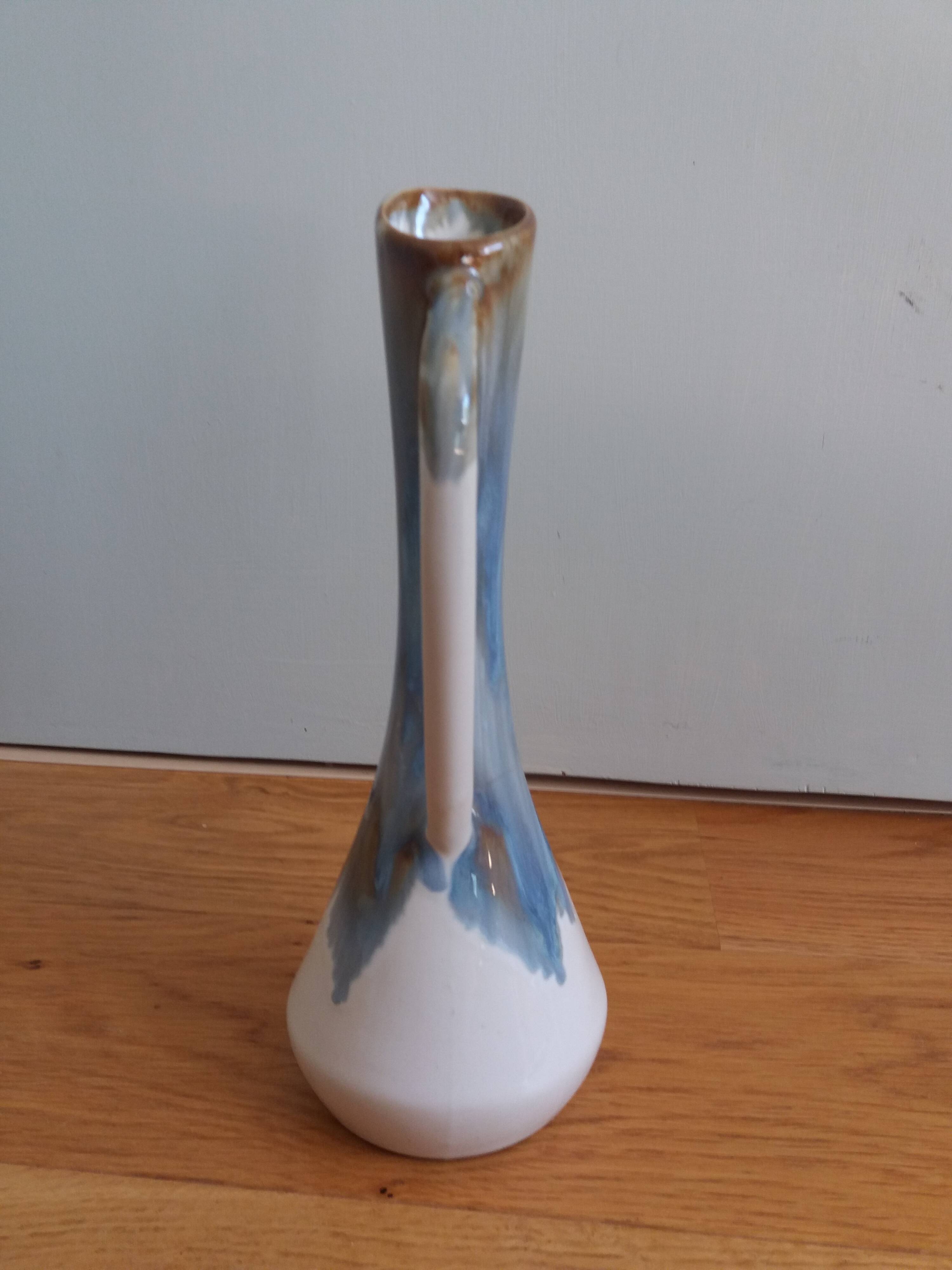 Rhoda clouds stoneware pitcher vase