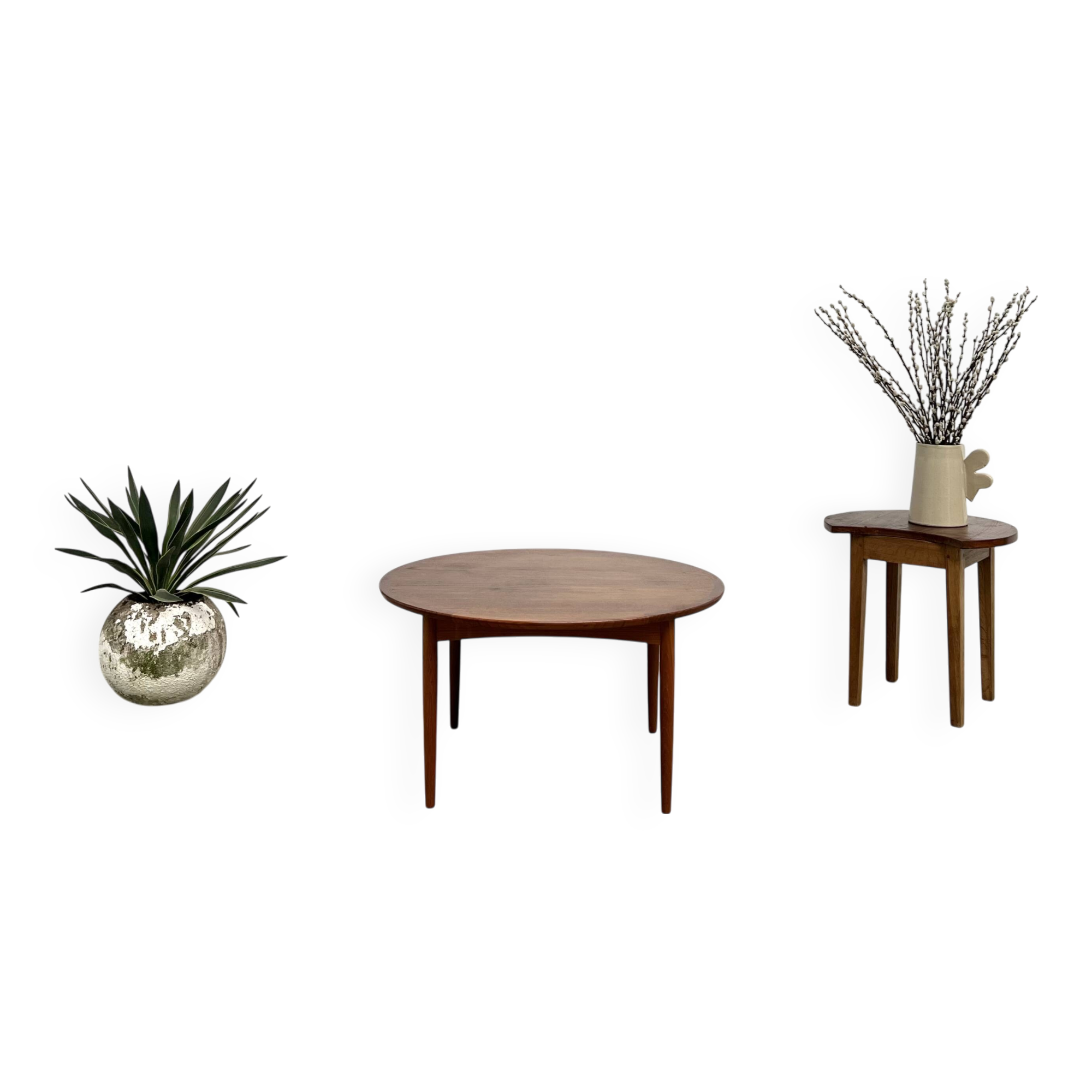 Table basse scandinave par Mobelintarsia, circa 1960