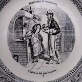 Assiettes à dessert en Gien