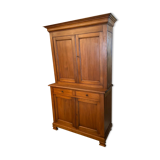Buffet two bodies in cherry tree louis-Philippe style