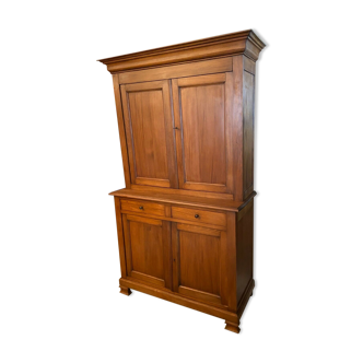 Buffet two bodies in cherry tree louis-Philippe style