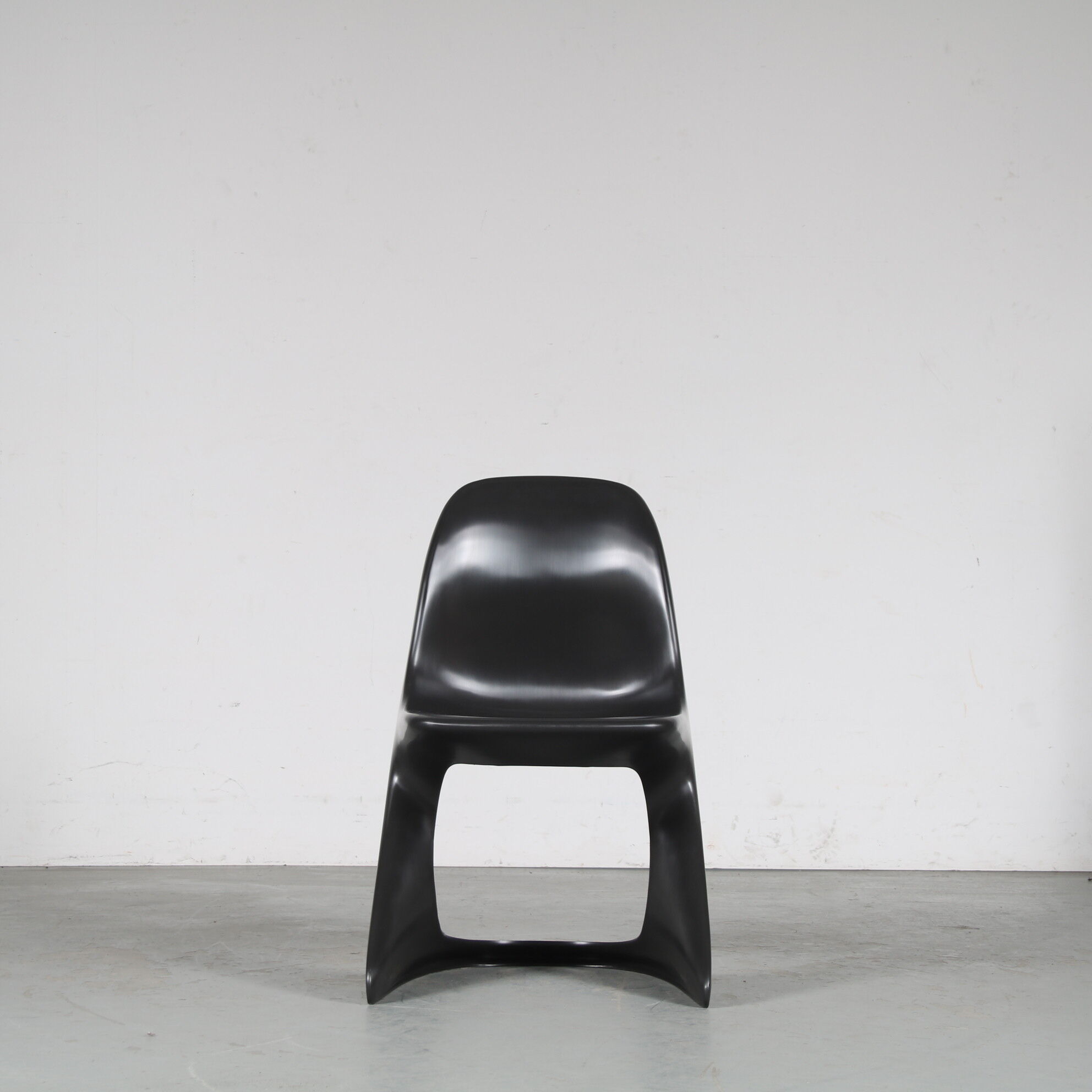 Black “Casalino” chair from the 2000s by Alexander Begge for Casala, Germany – Large Stock!