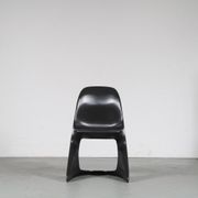 Black “Casalino” chair from the 2000s by Alexander Begge for Casala, Germany – Large Stock!