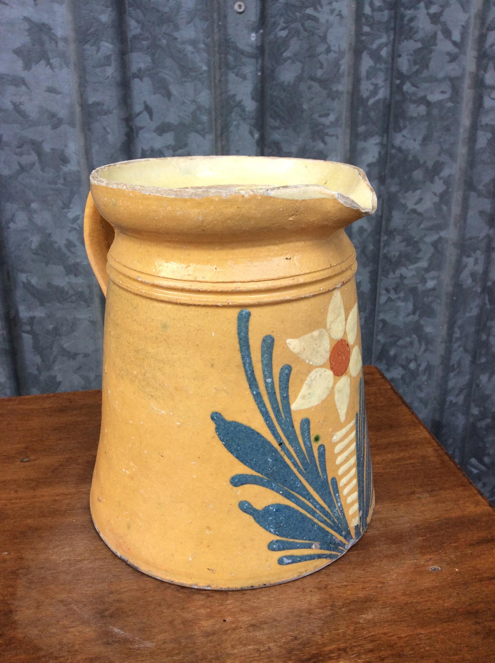 Pitcher water or vintage milk