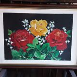 Tableau decor floral