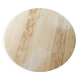 Travertine round table
