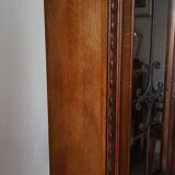 20th century oak display cabinet