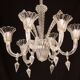 Extraordinary Art Decò Barovier e Toso Chandelier, Murano “Bubble” Glass, 1940s