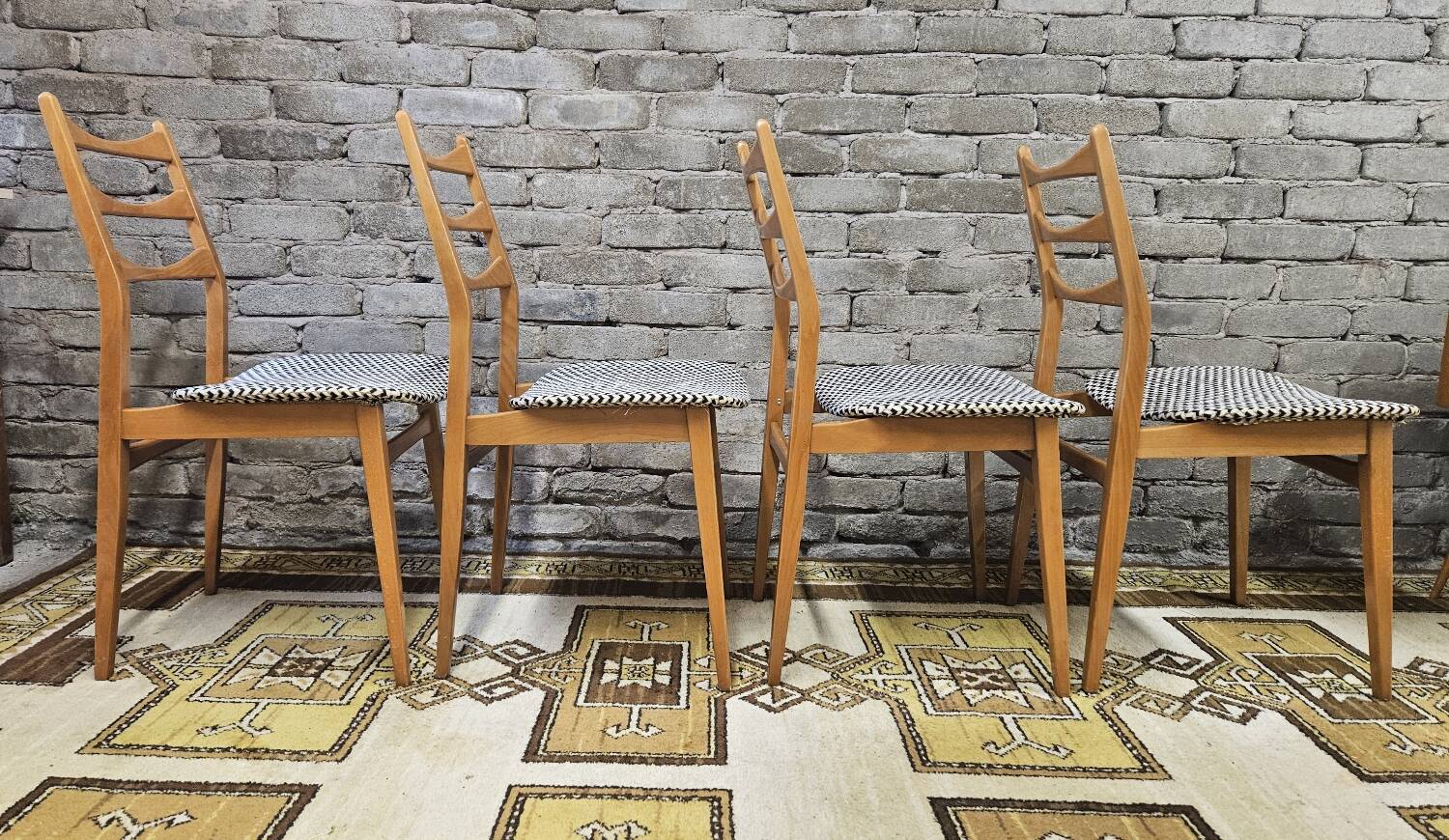 Set de 4 chaises scandinaves par Bähre Mignon Möbel 1960