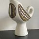 Rare zoomorphic ceramic “Bird” vase by Roger Capron, Vallauris, circa 1950