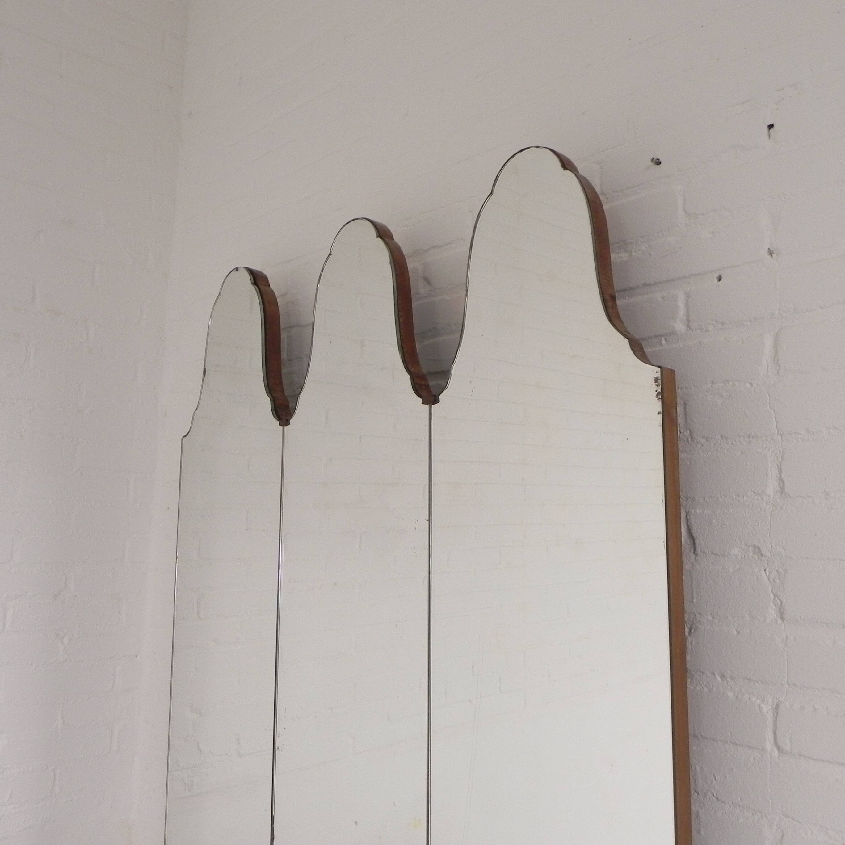 Art Deco mirror, dressing mirror for the hall, 1930s