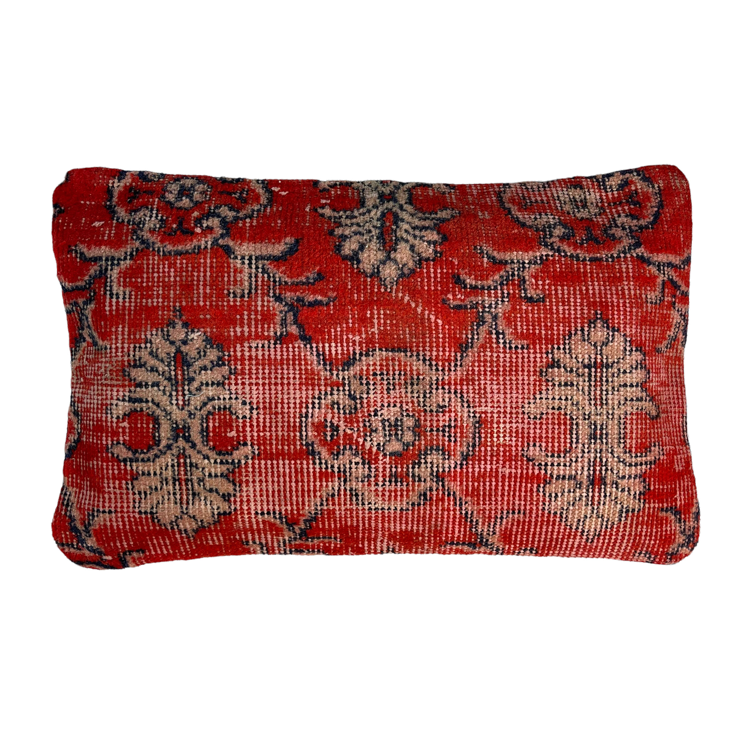Vintage turkish rug cushion cover , 30 x 50 cm