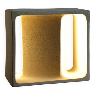 Sculptural lamp, "block" model