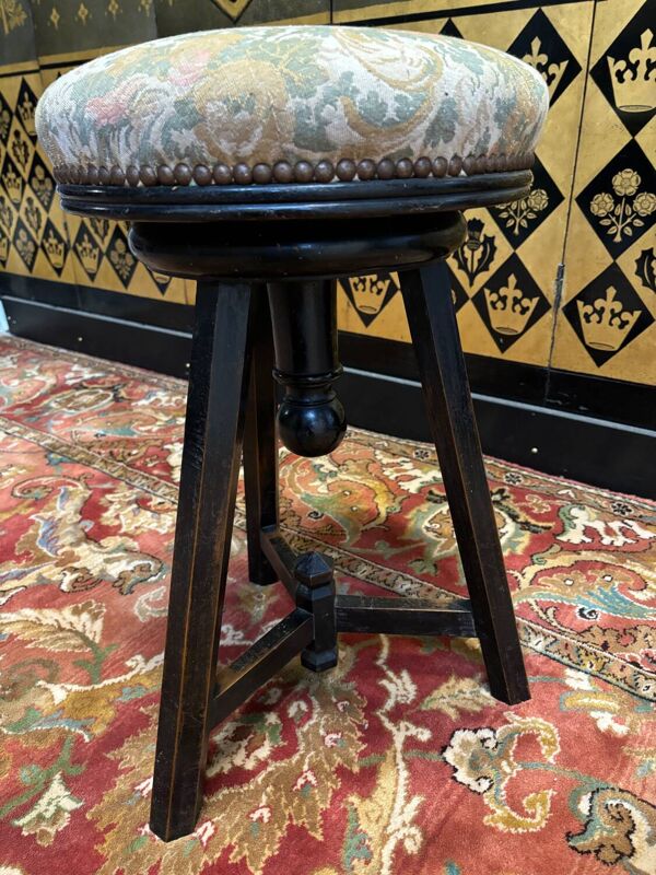 Tabouret de piano Napoléon III