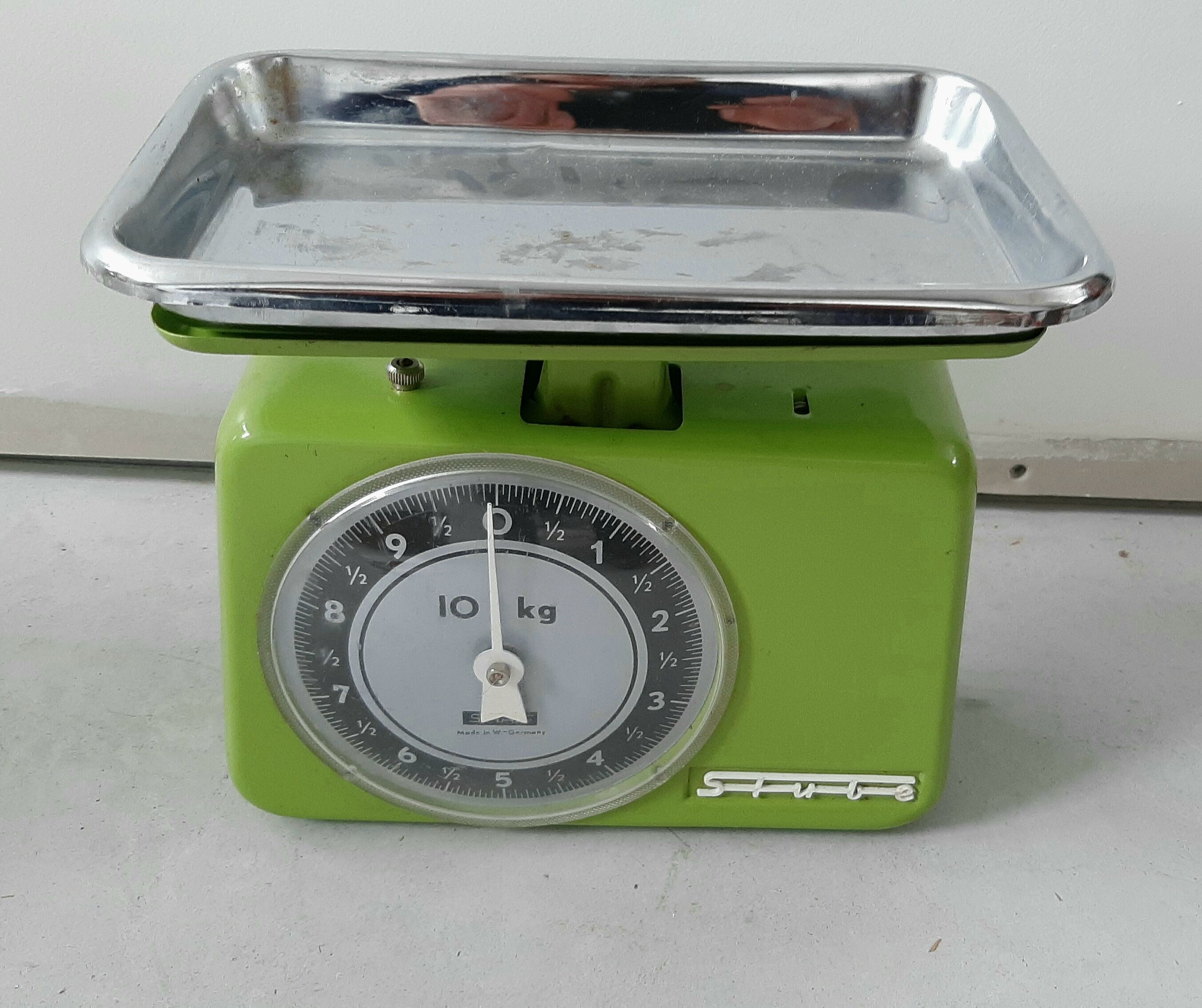 Stube West Germany Green Vintage Kitchen Balance