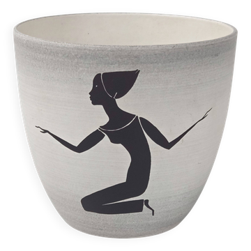 Cache-pot Milet vintage 1950