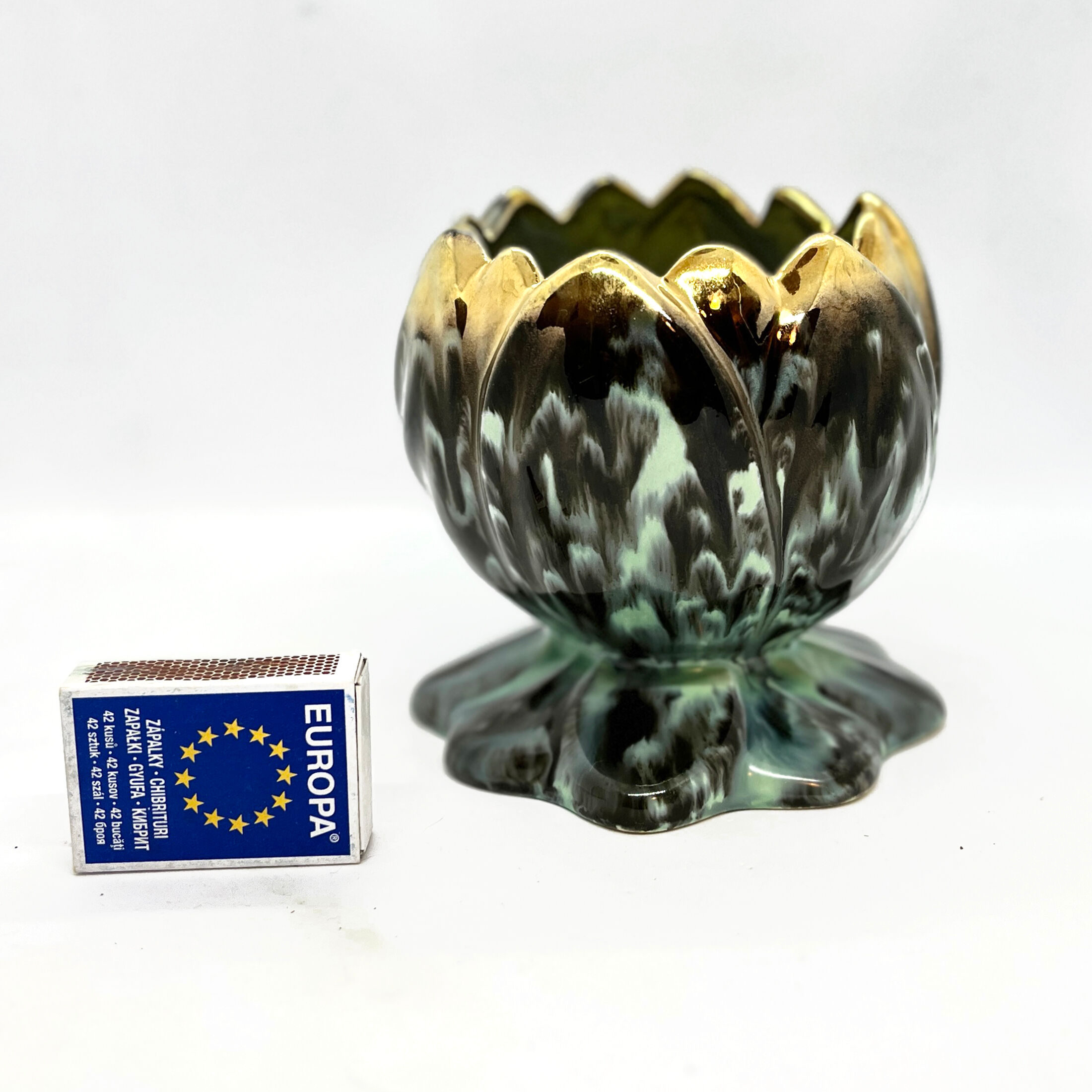 1970s ceramic pot, planter Staffel Limburg, Germany