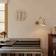 Pair of Italian wall sconces in the style of the 1950s.
