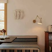 Pair of Italian wall sconces in the style of the 1950s.