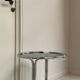 Vintage round chrome trolley / serving cart