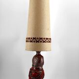 Important ceramic lamp / floor lamp, Owl, by Walter Gerhards