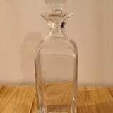 Carafe à spiritueux en verre ancienne avec son bouchon