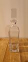 Antique glass spirit decanter with its cap